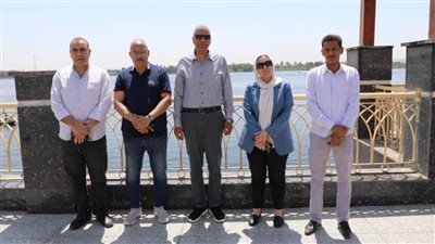  جولة لمحافظ أسوان لمتابعة مشروع ممشى أهل مصر وتطوير كورنيش النيل بإدفو