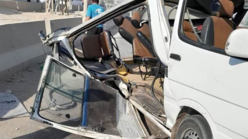 انقلاب سيارة ميكروباص