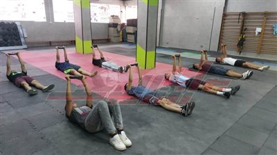 تدريبات القوة والتحمل العضلي ورفع مستوى اللياقة البدنية بكفر الشيخ
