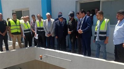 محافظ الدقهلية يشهد بدء التشغيل التجريبي لتوسعات مرفق مياه شربين