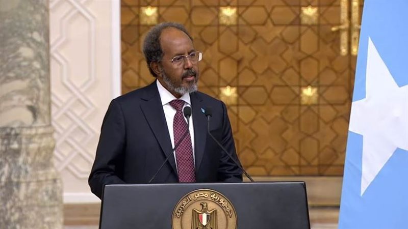 الرئيس الصومالي حسن