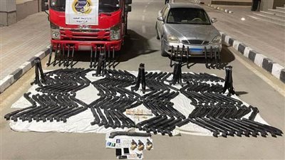 ضربة أمنية ناجحة.. ضبط عنصرين إجراميين شديدي الخطورة بأسيوط بحوزتهما 184قطعة سلاح ناري