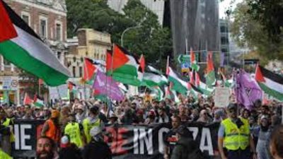 تظاهرات في مدن وعواصم عالمية تنديدا بالعدوان على قطاع غزة