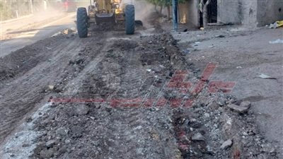 رفع كفاءة وتمهيد الطرق بقرى مطوبس ضمن خطة كفر الشيخ لـ «تأهيل الطرق»