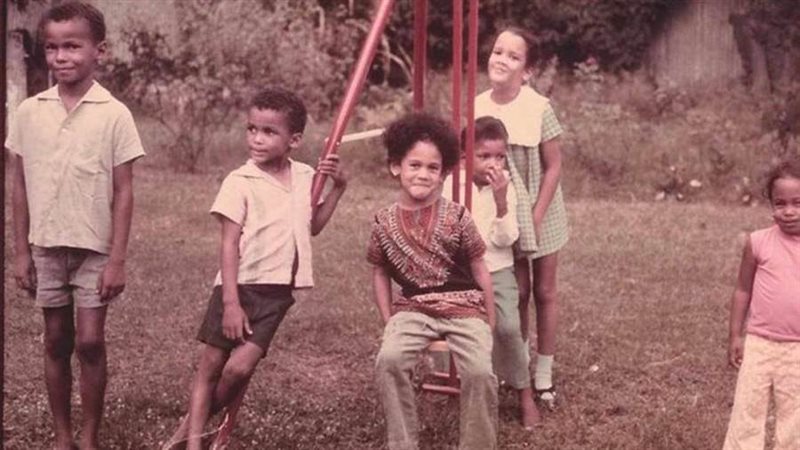 كامالا هاريس في طفولتها