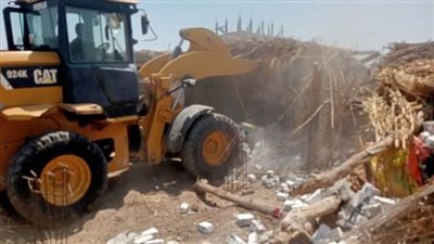 إزالة 37 حالة تعد بمساحة 3904 أمتار بنطاق 9 مراكز بالبحيرة