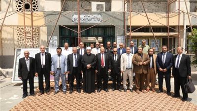 رئيس جامعة الأزهر يتفقد أعمال التطوير والتجديد بكلية اللغة العربية بالزقازيق