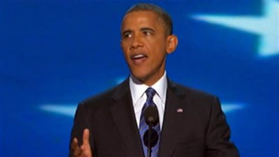 أوباما يلقي خطابًا خلال فعاليات مؤتمر الحزب الديمقراطي لدعم هاريس