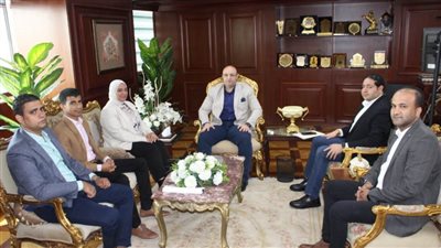 وفد جهاز تنمية التجارة ة يزور محافظة بني سويف لبحث إنشاء مشروعات تجارية ومخازن مطورة  