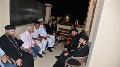 أسقف أسيوط يستقبل مساعد وزير الداخلية ومدير الأمن للتهنئة بصوم السيدة العذراء 
