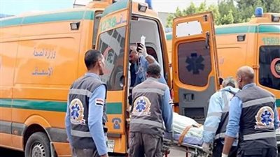 الصحة تدفع بـ12 سيارة إسعاف لموقع حادث تصادم بميدان الرماية بالجيزة