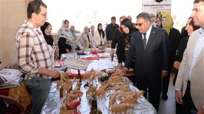 محافظ الدقهلية يفتتح المعرض الخامس لمبادرة أيادي مصر