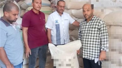 ضبط 7 أطنان أعلاف غير صالحة للاستخدام الآدمي بمدشة حبوب برشيد 