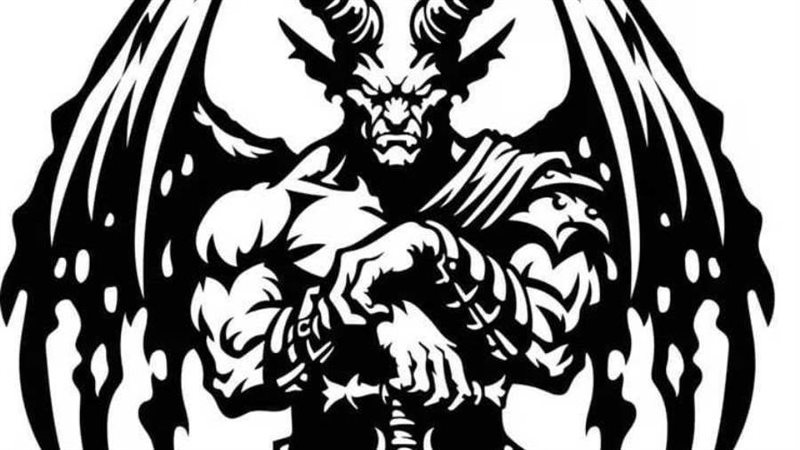 رسم توضيحي للشيطان