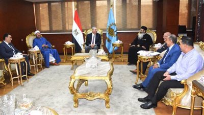 محافظ الغربية يبحث مع وفد بيت العائلة المصرية سبل التعاون لخدمة المواطنين