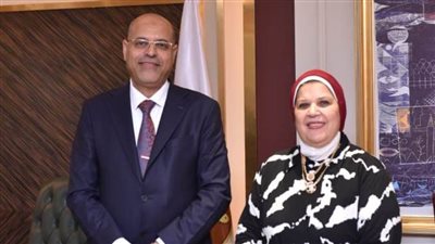 وزيرالعمل يلتقي النائبة مايسة عطوة عضو لجنة التضامن بمجلس النواب