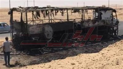 العناية الإلهية تنقذ فريق كورال مرنمى كنيسة ماربولس من حريق أتوبيس بالشرقية 