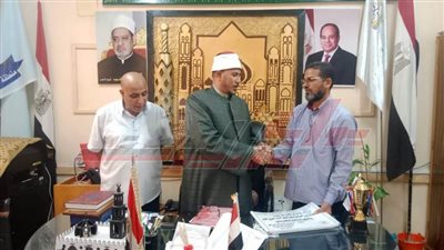 رئيس المنطقة الأزهرية بكفر الشيخ يشكر لجنة النظام والمراقبة