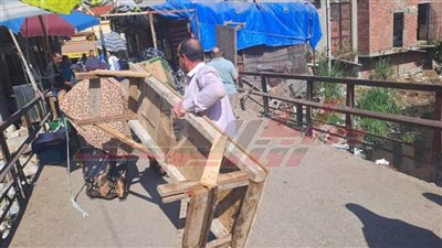 إزالة الإشغالات بمدينة الحامول في كفر الشيخ 