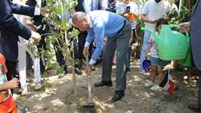 محافظ القاهرة يزرع أول شجرة ضمن مبادرة 