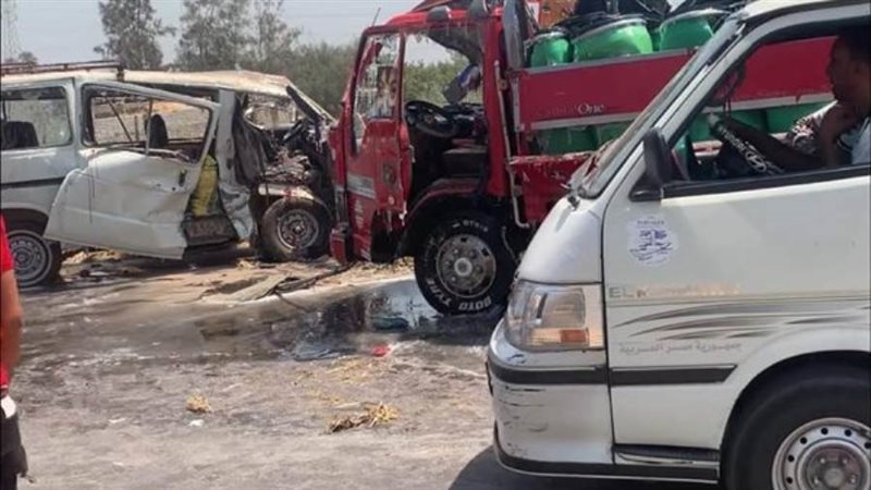 حادث تصادم مروع بطريق