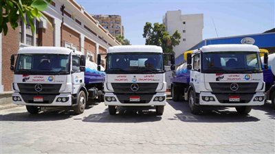  استعداداً للشتاء.. مياه سوهاج تشترى 5 سيارات كسح بـ26.5 مليون جنيه