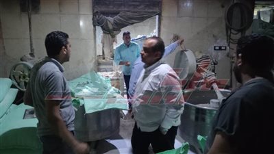 حملات تموينية على المخابز وتحرير 9 محاضر بكفر الشيخ   ‏