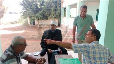 شهاوي يتابع معاينة لجنة الإدارة الهندسية لمعهد العقلة القبلية الابتدائي بكفر الشيخ