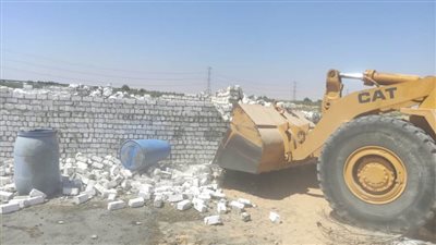 إزالة 12 حالة تعدٍ بمساحة 1178 مترًا حفاظًا على الرقعة الزراعية 