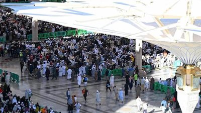 أكثر من 5 ملايين مصلٍ يؤدون الصلوات في المسجد النبوي الأسبوع الماضي