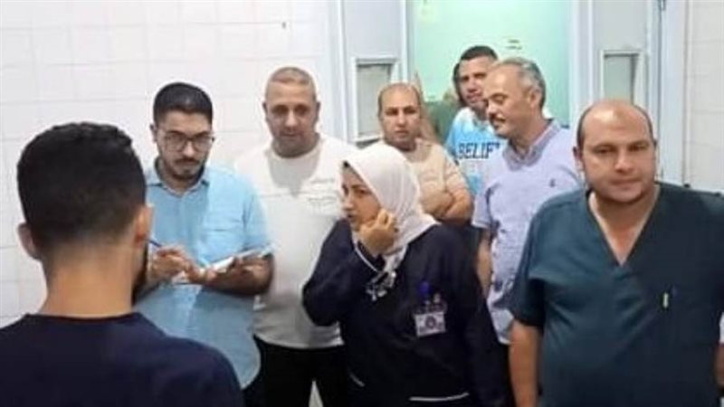 جانب من زيارة إدارة