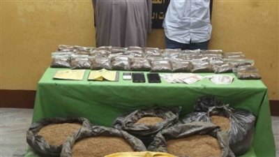 القبض على 4 متهمين يحملون جنسية أجنبية بحوزتهم 600 كيلو من مخدر القات بالجيزة 