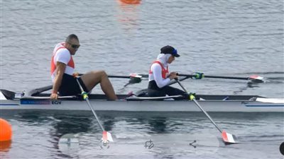 تأهل ثنائي التجديف المصري البارلمبي إلى نهائي فاينال B في بارالمبياد باريس 2024