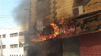 السيطرة على حريق شب بمحل تجاري بملوي جنوب المنيا