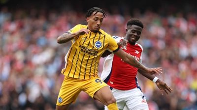 أرسنال يسقط في فخ التعادل أمام برايتون في الدوري الإنجليزي