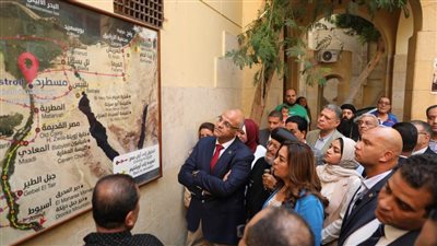وزيرة التنمية المحلية ومحافظ القليوبية يتفقدان كنيسة السيدة العذراء الأثرية بمسطرد 
