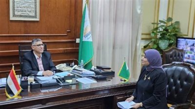  نقيب التمريض تناقش مع محافظ الجيزة تجهيز المحافظة للتأمين الصحي الشامل