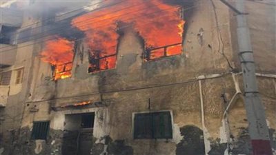اندلاع حريق في منزل بمدينة أسيوط