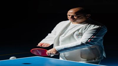 سيد يوسف يهزم بطل البرازيل ويتأهل لربع نهائي تنس الطاولة ببارالمياد باريس