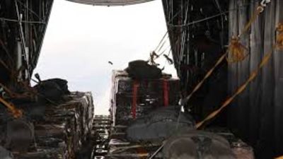 الأردن: إنزالان جويان للمساعدات الإنسانية والغذائية في غزة