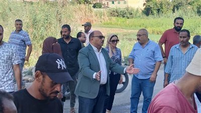 رئيس مياه القناة يترأس حملة الملس وتطهير خط انحدار طرد صرف صحي أبوشحاتة