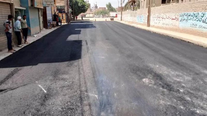 رصف الطرق بالمراكز