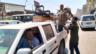 رفع 1711 حالة إشغال طريق ثابتة ومتحركة بالشوارع الرئيسية والفرعية بالبحيرة