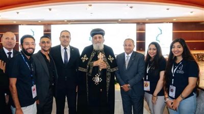  الدكتور محمود حسين يشارك في فعاليات ملتقى لوجوس الرابع لشباب إيبارشيات الكرازة المرقسية داخل مصر