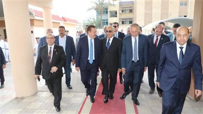 وزير العدل يتفقد أعمال تطوير مبنى محكمة قويسنا الجزئية بالمنوفية