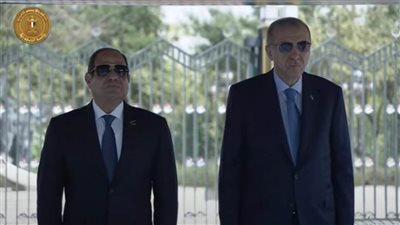 شاهد.. مراسم استقبال رسمية للرئيس السيسي بقصر الرئاسة التركية في أنقرة