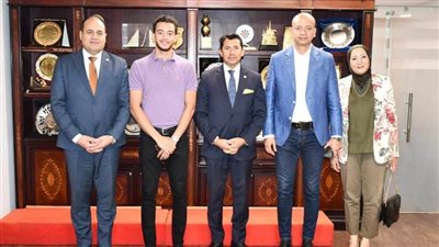 محمد السيد يكشف خططه المستقبلية أمام وزير الشباب والرياضة