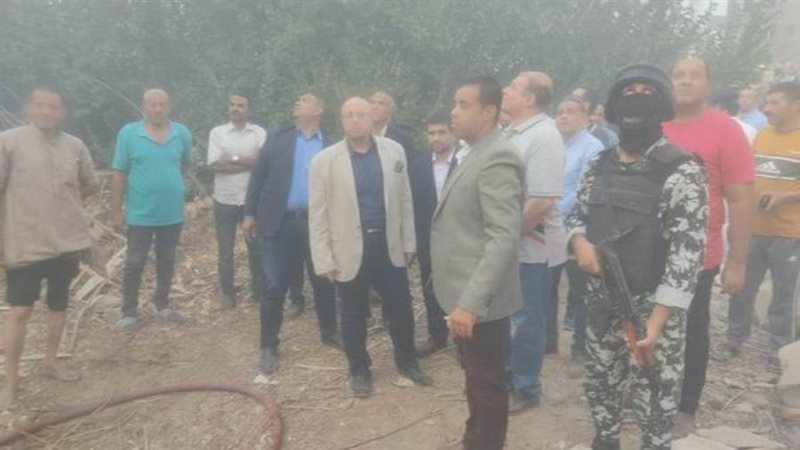 اخماد حريق ببنى سويف