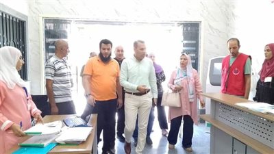 وكيل صحة البحيرة يتفقد مرحلة التشغيل التجريبي لوحدة طب الأسرة بأبيس 4 بكفر الدوار