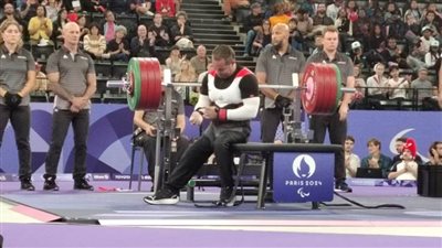 الإصابة تحرم الأسطورة شريف عثمان من ميدالية بارالمبية ويحتل المركز السابع